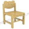 Ghế gỗ mầm non hình mặt gấu trúc GP12101 4