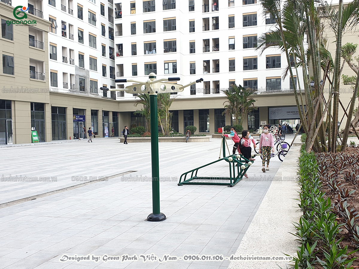 Lắp đặt sân chơi cho chung cư