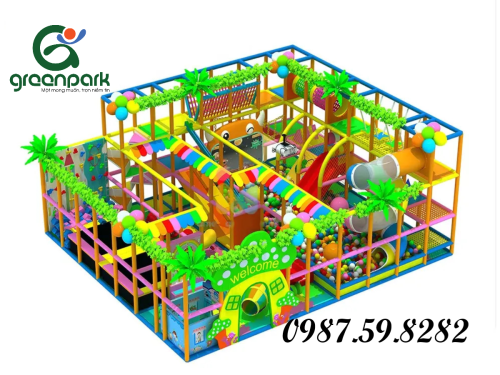 Nhà bóng liên hoàn sắc màu GP300011