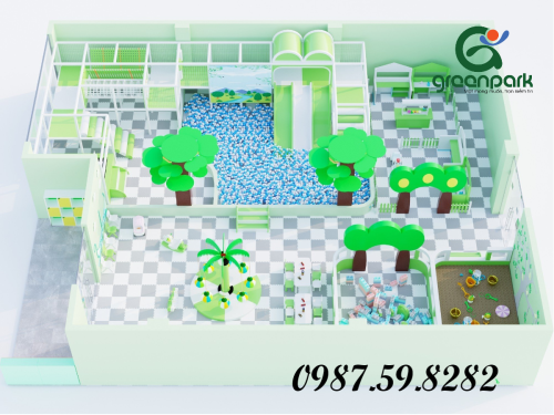 Khu vui chơi trong nhà GP01189 180m2