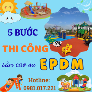 5 bước thi công sàn cao su EPDM đúng tiêu chuẩn 15