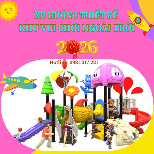 Xu hướng thiết kế khu vui chơi ngoài trời 2026 1