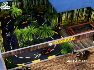 Mô hình đường đua Go Kart Mini GP05602 8 Mô hình đường đua Go Kart Mini GP05602 7