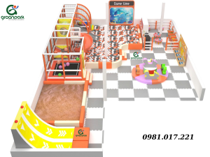 Khu vui chơi trẻ em trong nhà GP01209 4 Khu vui chơi trẻ em trong nhà GP01209 3