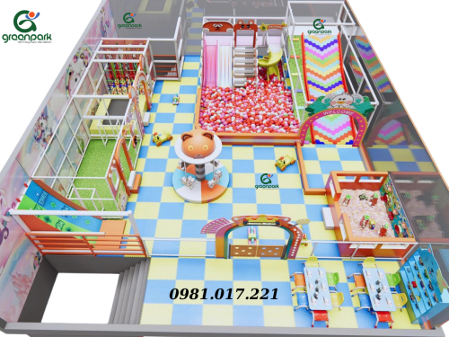 Cầu trượt cầu vồng: Xu hướng mới của khu vui chơi trẻ em trong nhà 2026 10 cau-truot-cau-vong